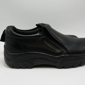 Men's Roper slip on Leather 9 US 42.5 Black